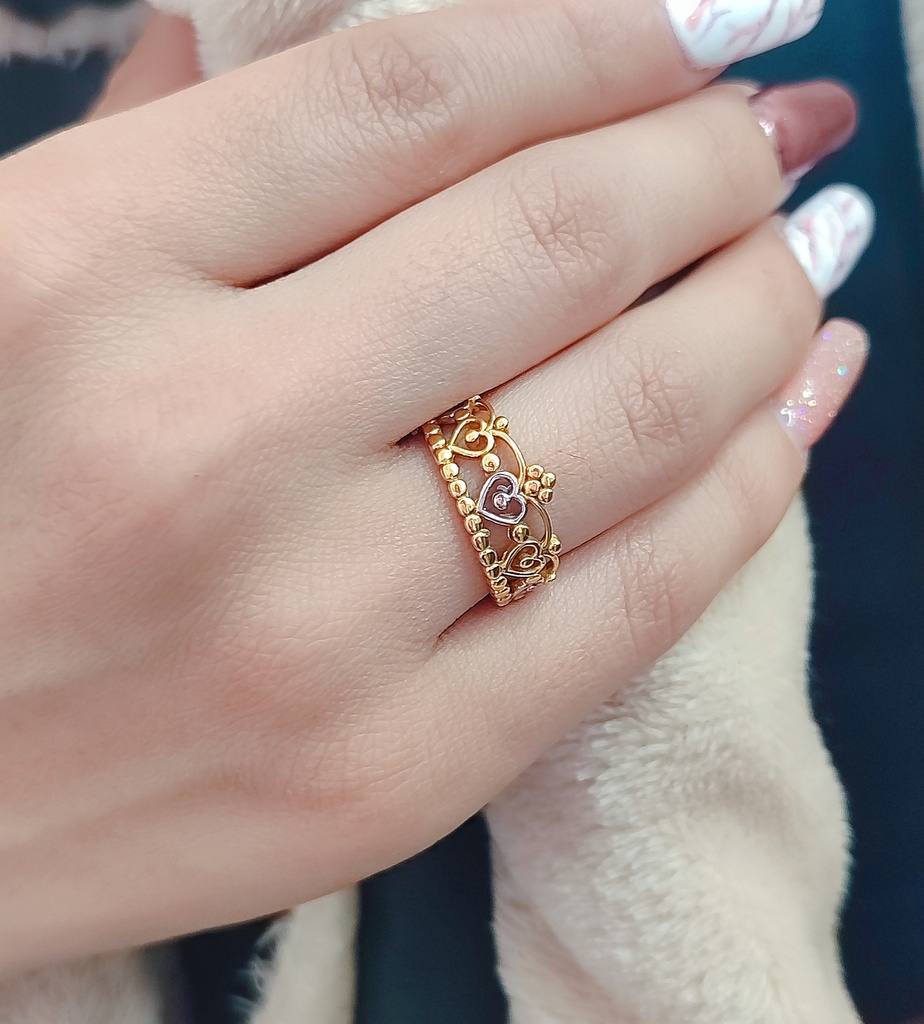 Anillo Corona Oro  18 k