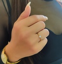 Anillo Dama Solitario Oro 18 Kilates 