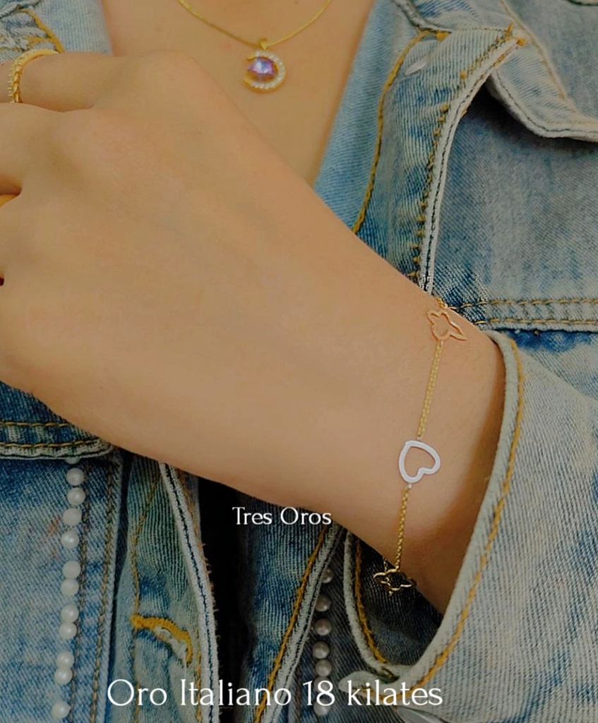 Pulsera Dama Tres Oros 