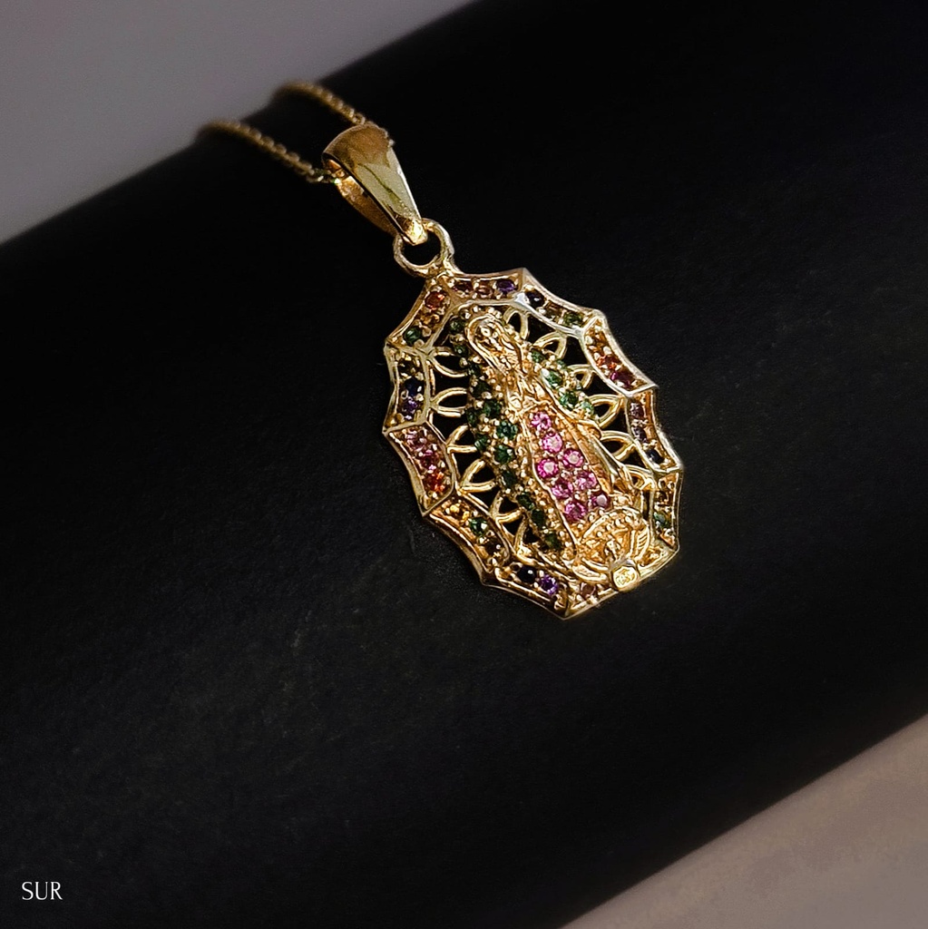 Dije Virgen de Guadalupe Oro 18k