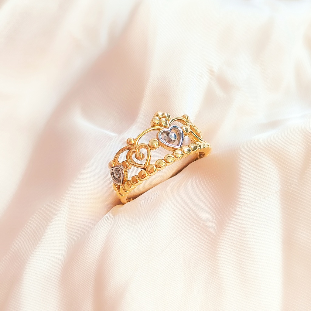 Anillo Corona Oro  18 k