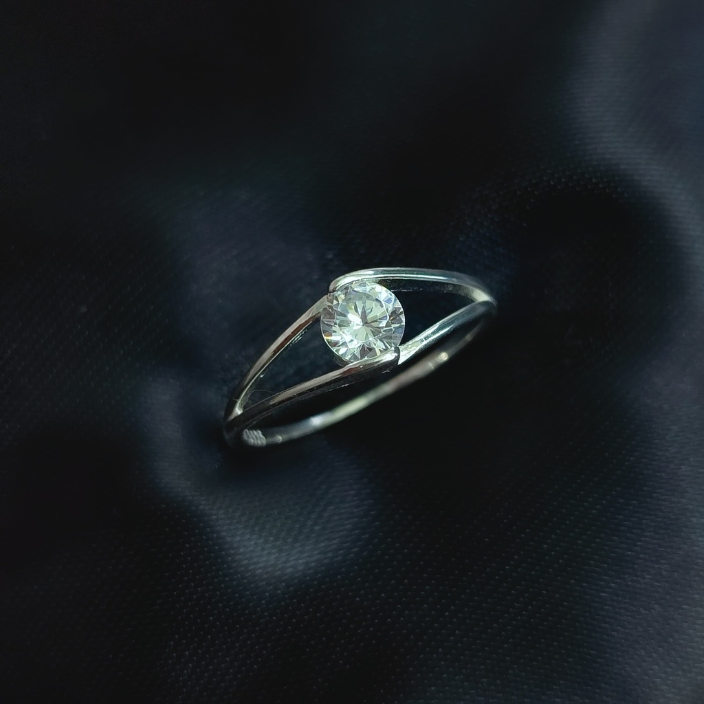 Anillo Dama Plata Italiana 