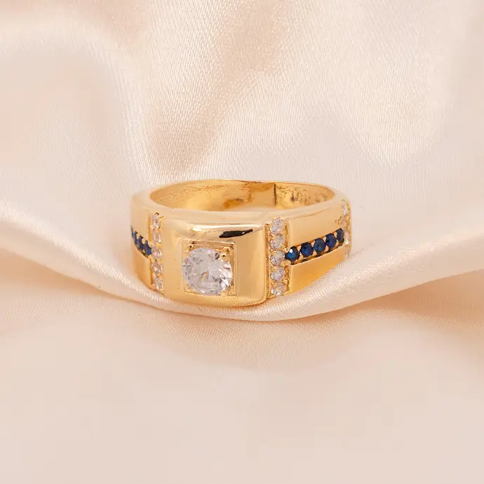 Anillo Solitario Oro 18k