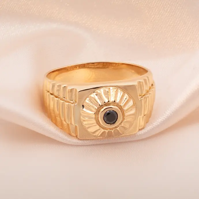 Anillo Solitario Oro 18k 