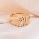 Anillo Solitario Oro 18k