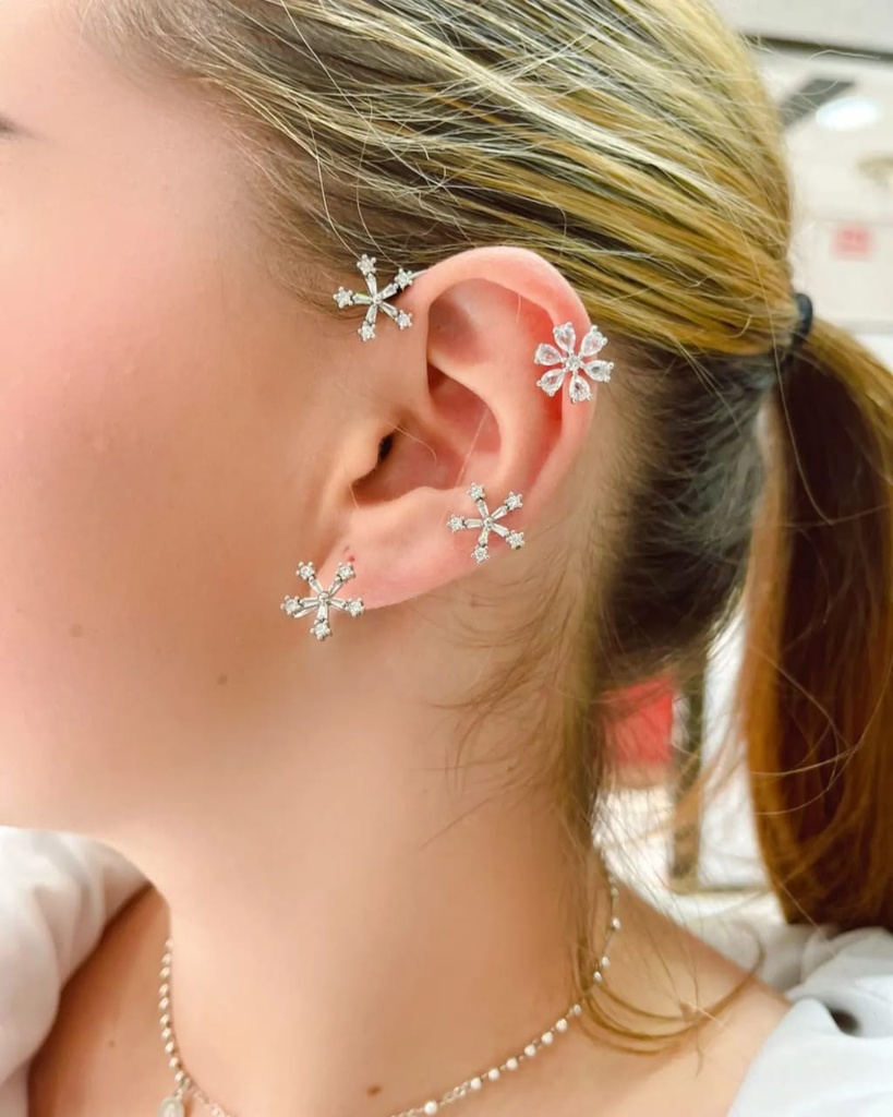 Ear Cuff Flowers