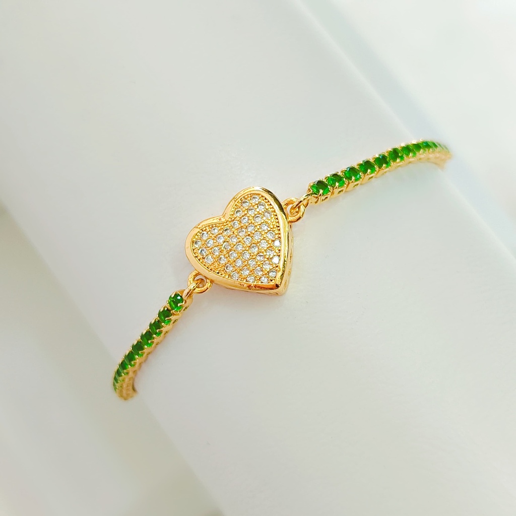 Pulsera Corazón Covergold 