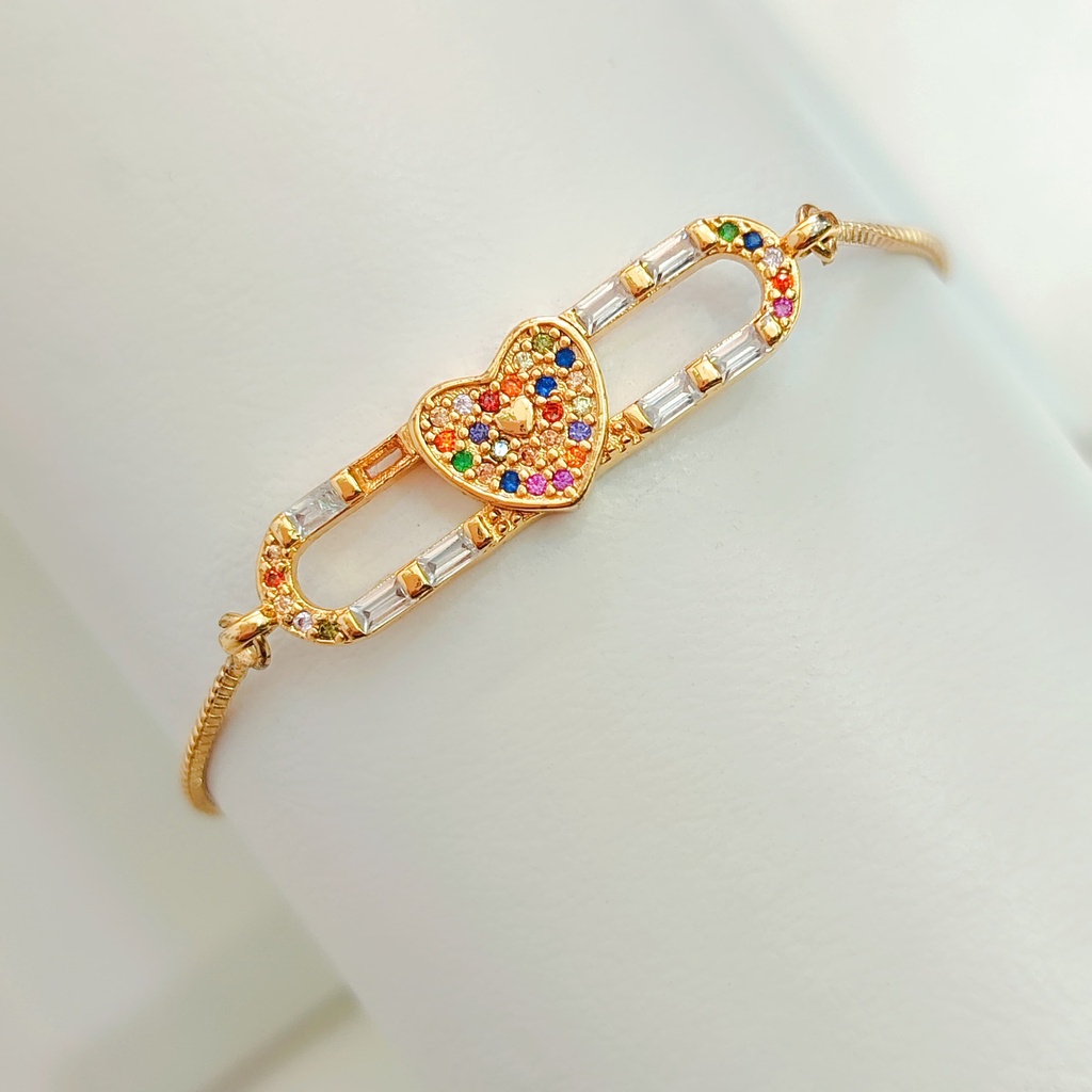 Pulsera Corazón Covergold 