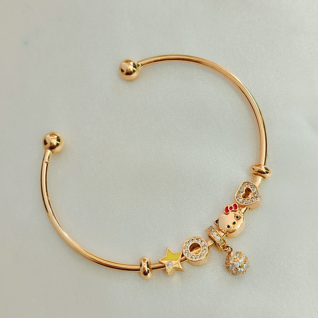 Brazalete Hello Kitty Covergold  