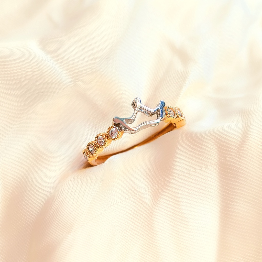 Anillo Corona Oro 18 k