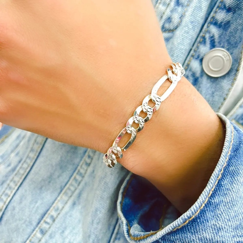 Pulsera Caballero Plata