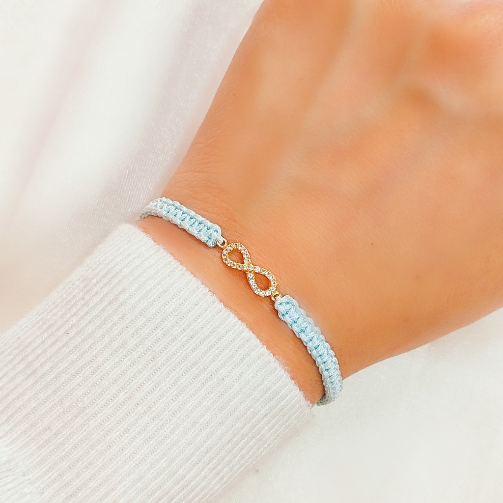 Pulsera Hilo Infinito Oro 18k 