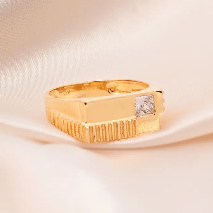 Anillo Solitario Oro 18k