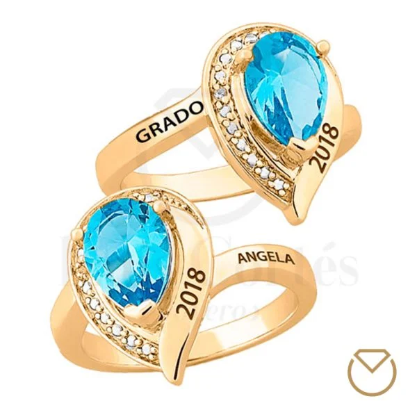  Anillo de Grado Dama 18k