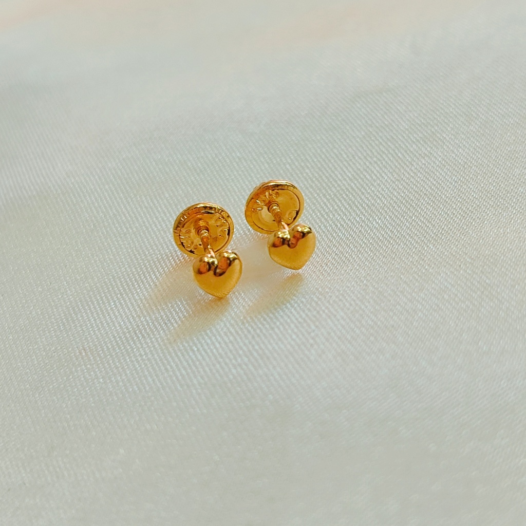 Topos Corazones Oro 18 k 